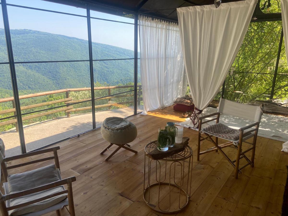 Suxen Nature Experience - Lodge Con Vista Panoramica Prepotto  Экстерьер фото